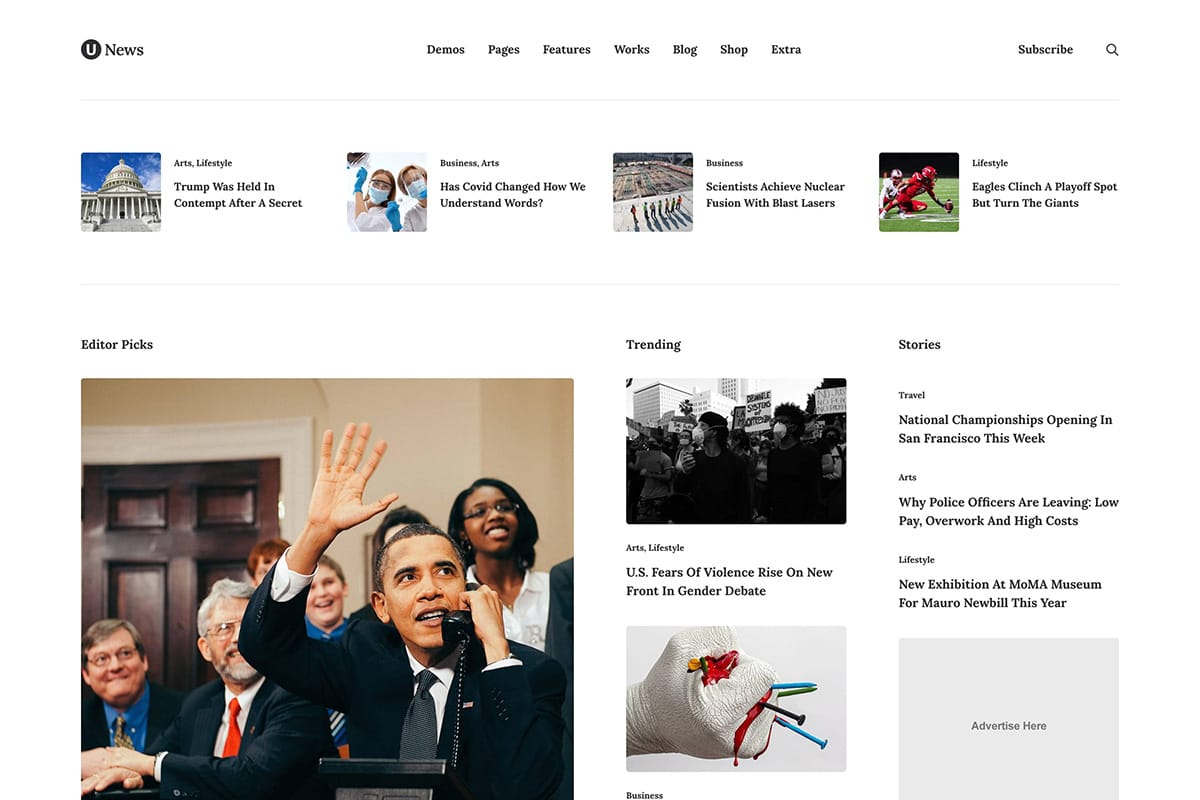 News WordPress Theme